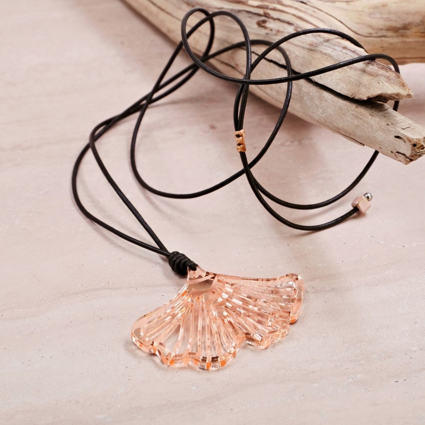 Nature Necklace | Ginkgo Biloba Leaf Pendant