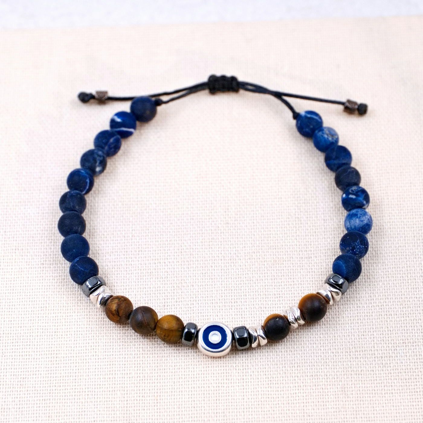 Men's Bracelet with Evil Eye — Bracelets from Toolittle — additional view 2