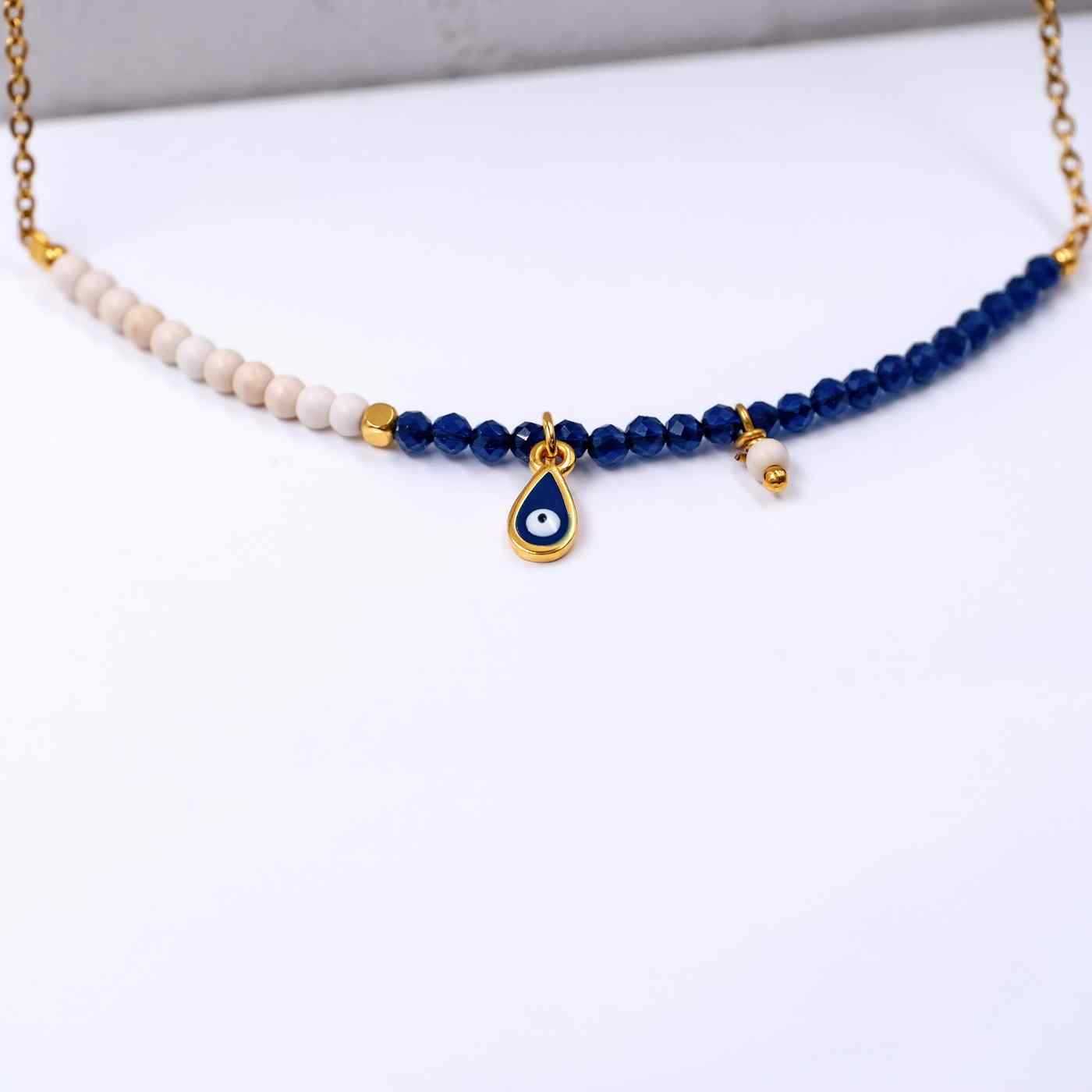Necklace with crystals and enamel — Necklaces from Toolittle — additional view 2