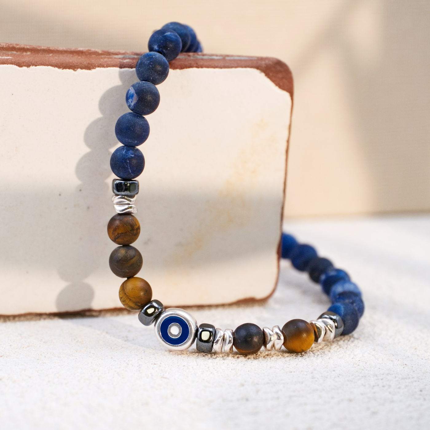 Men's Bracelet with Evil Eye