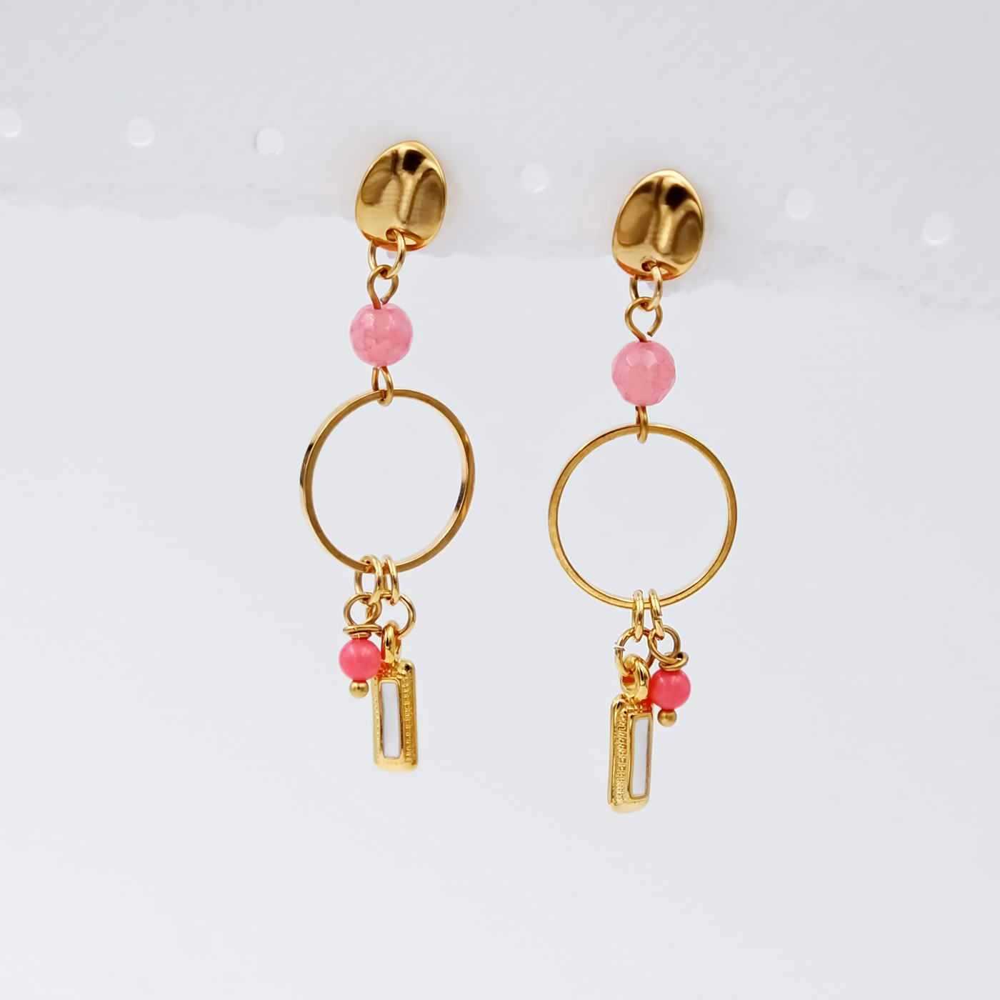 Sikinos Earrings Semi-precious Stones — Earrings from Toolittle — additional view 2