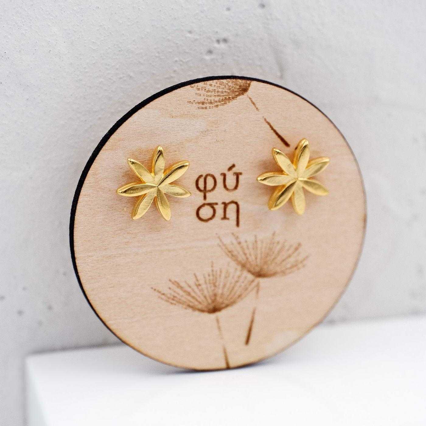 "It's all Greek to me" Nature Earrings — Earrings from Toolittle — additional view 3