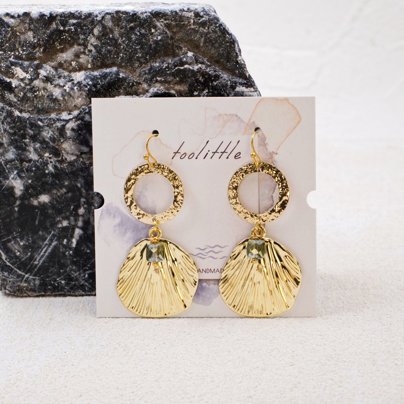 Gold-plated Earrings — Earrings from Toolittle — additional view 4