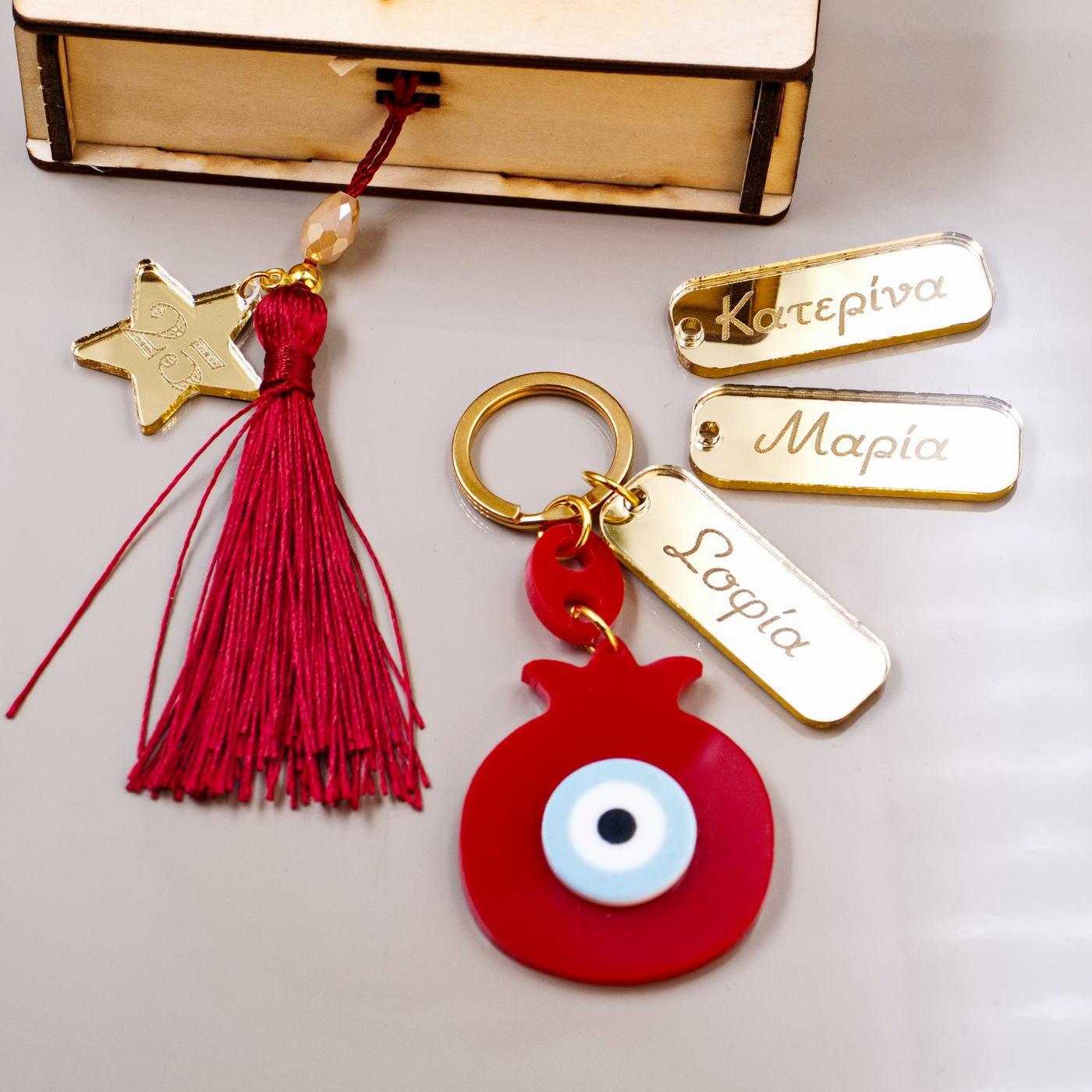 Mum/Grandma/Godmother/Teacher Lucky Box with Key-ring — Pendants & charms from Toolittle — additional view 3