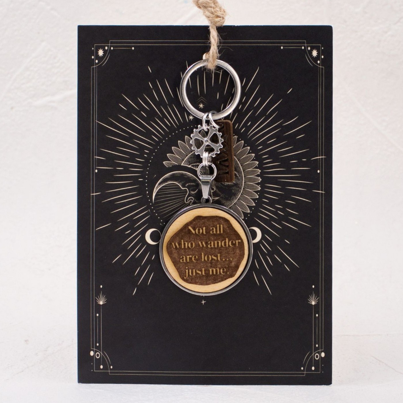 Men’s Lucky Keychain XXVI - "Wander" — Pendants & charms from Toolittle — additional view 3