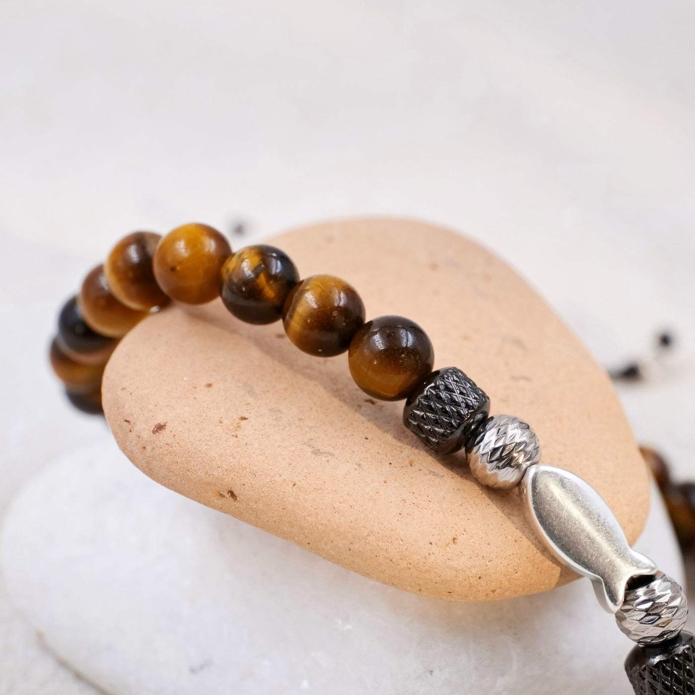 Men's Bracelet with Metal Fish — Bracelets from Toolittle — additional view 5