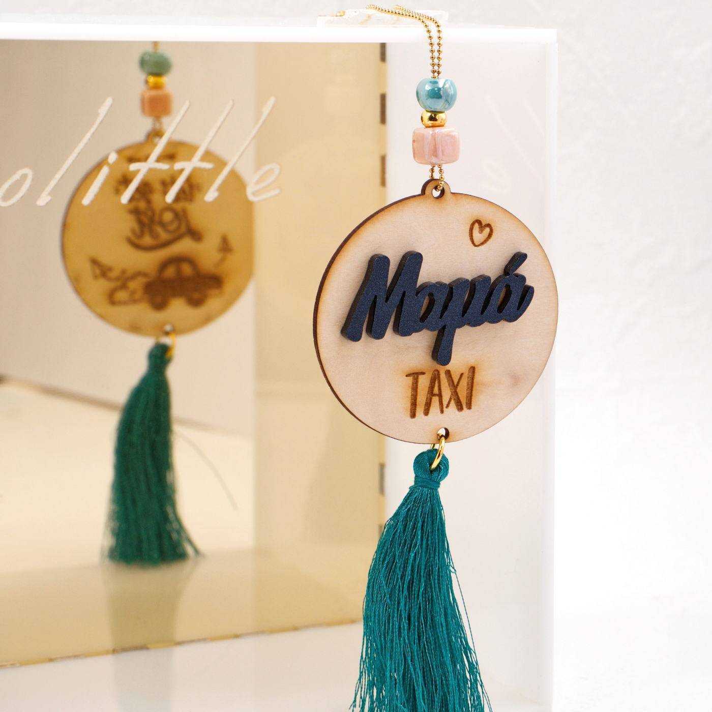 Mum TAXI Good luck Car charm