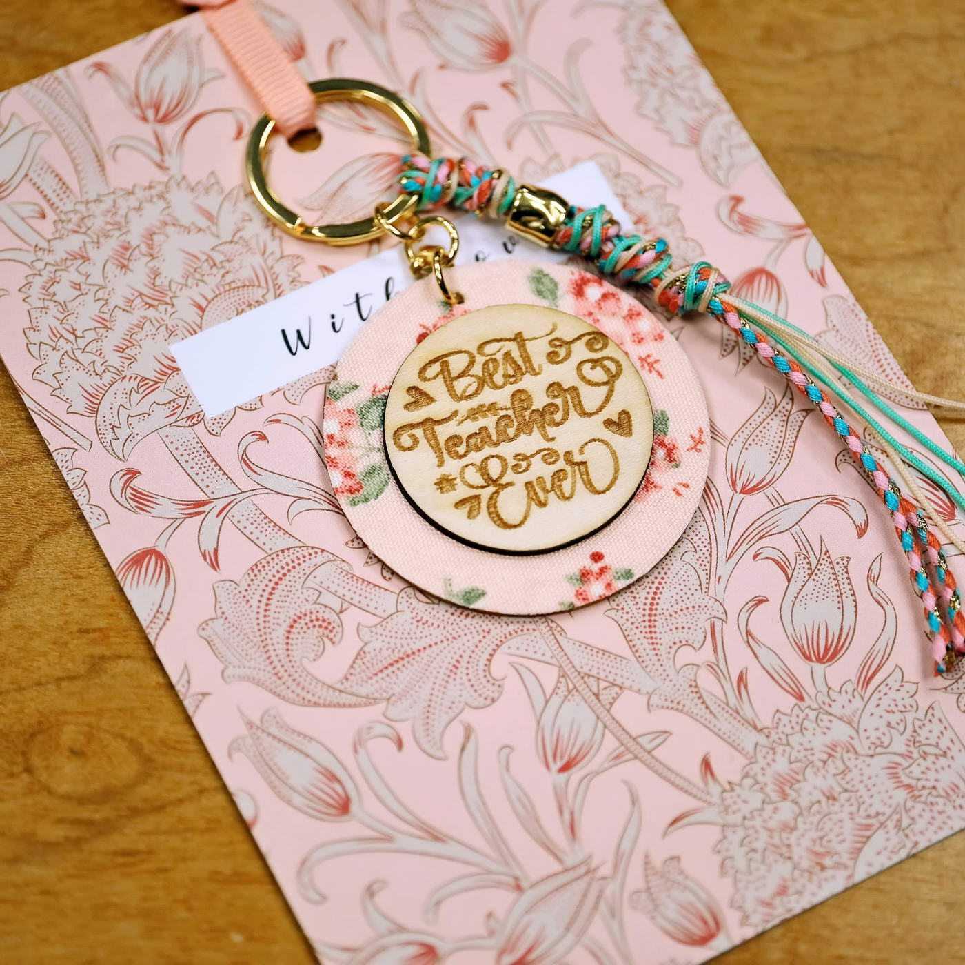 Keychain for the best teacher — Pendants & charms from Toolittle — additional view 2