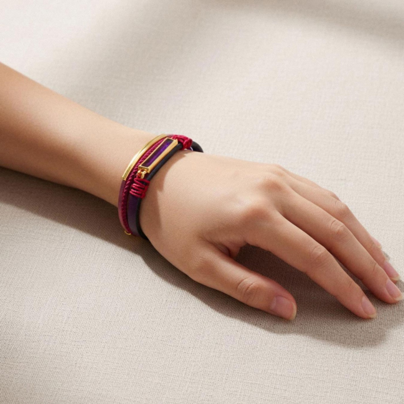 Women's Leather Bracelet — Bracelets from Toolittle — additional view 2