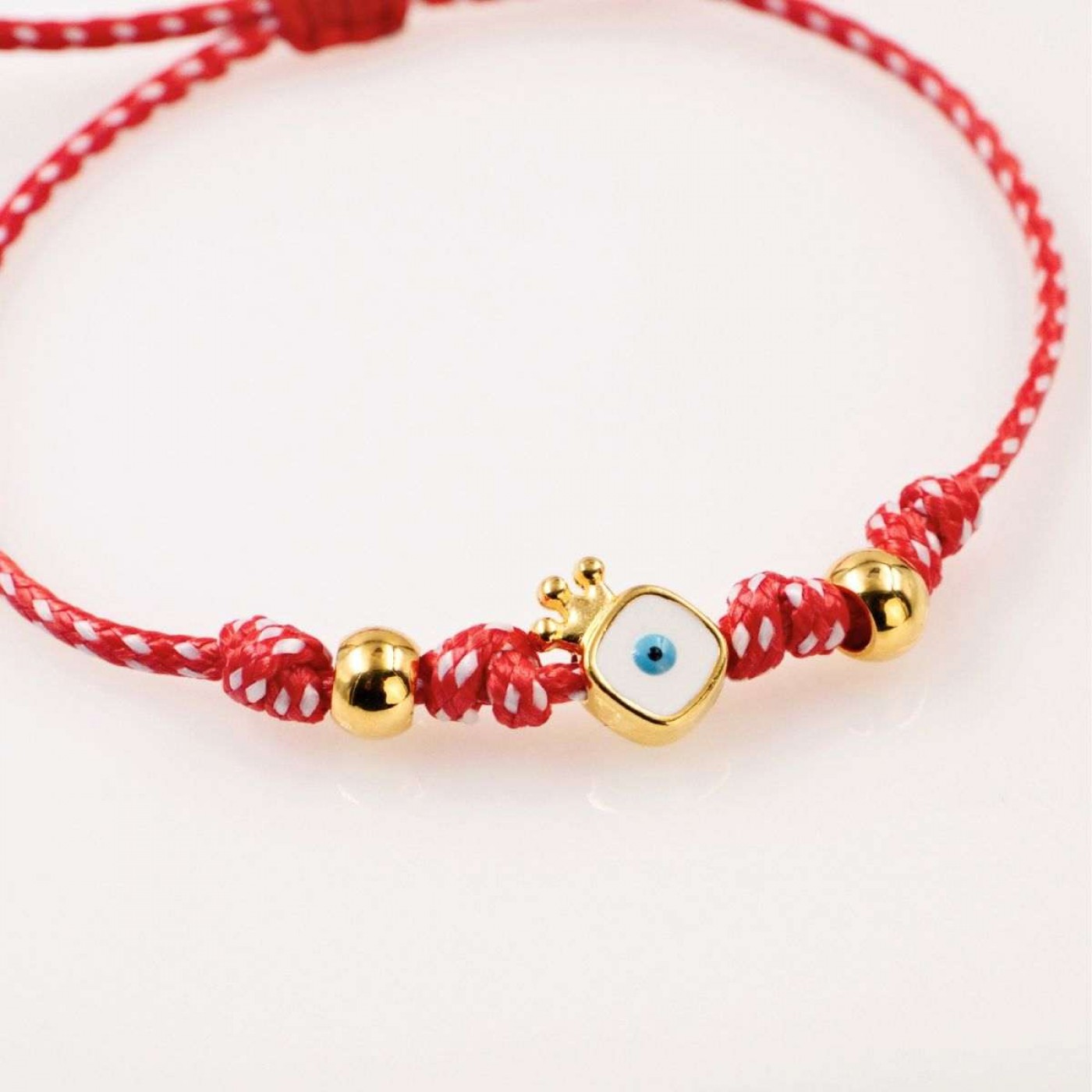 Women’s Martaki Bracelet: Metal Crown with Enamel Eye — Bracelets from Toolittle — additional view 3