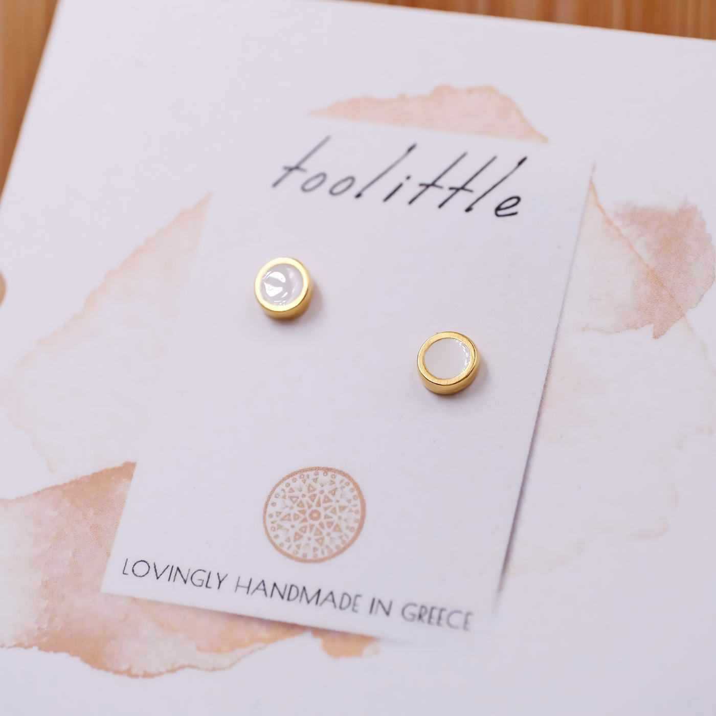 Stud earrings Candy Dots — Earrings from Toolittle — additional view 2