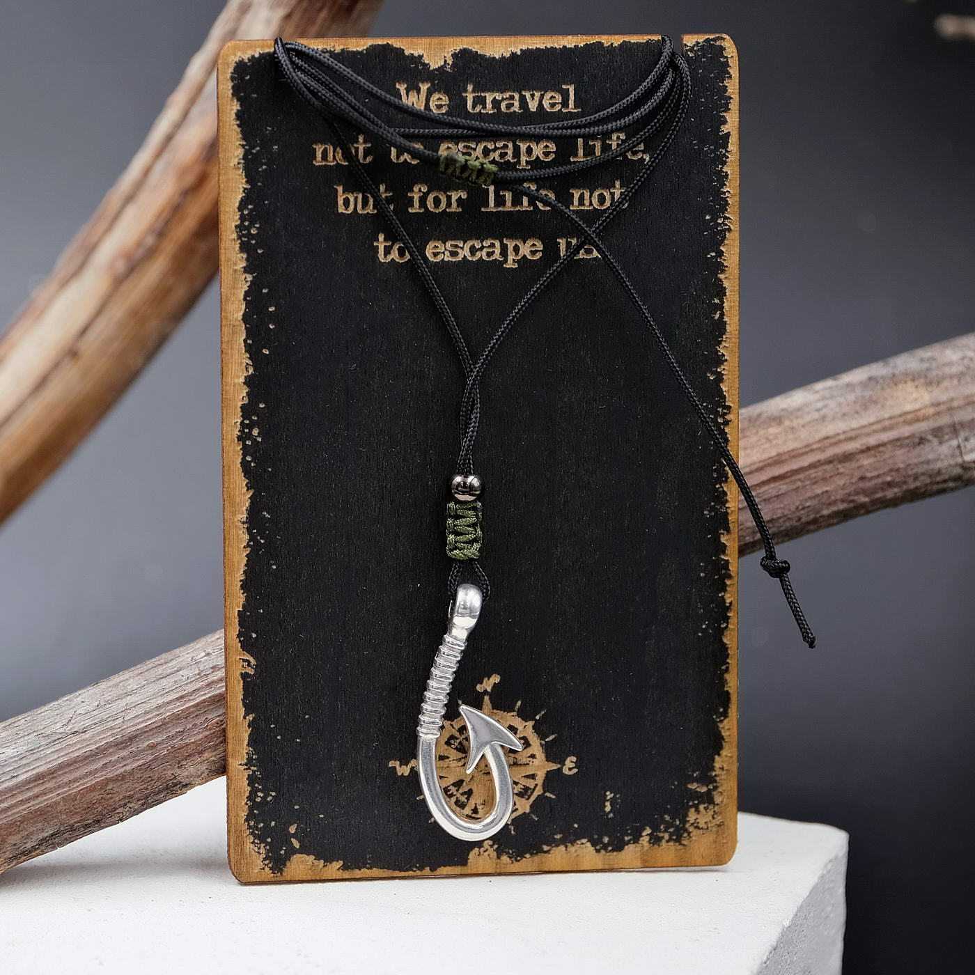 Men's necklace Vintage Tag — Necklaces from Toolittle — additional view 2