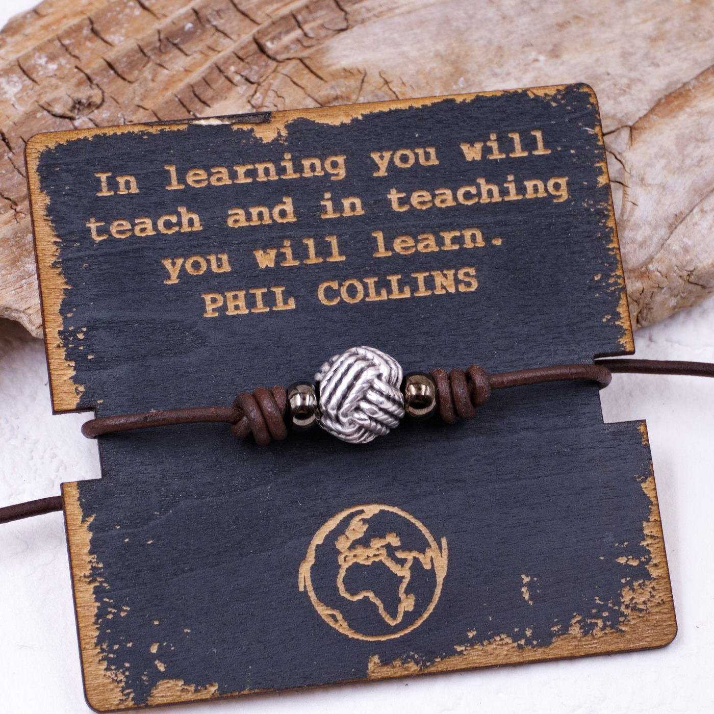 Men's bracelet Vintage Tag for Teachers — Bracelets from Toolittle — additional view 3