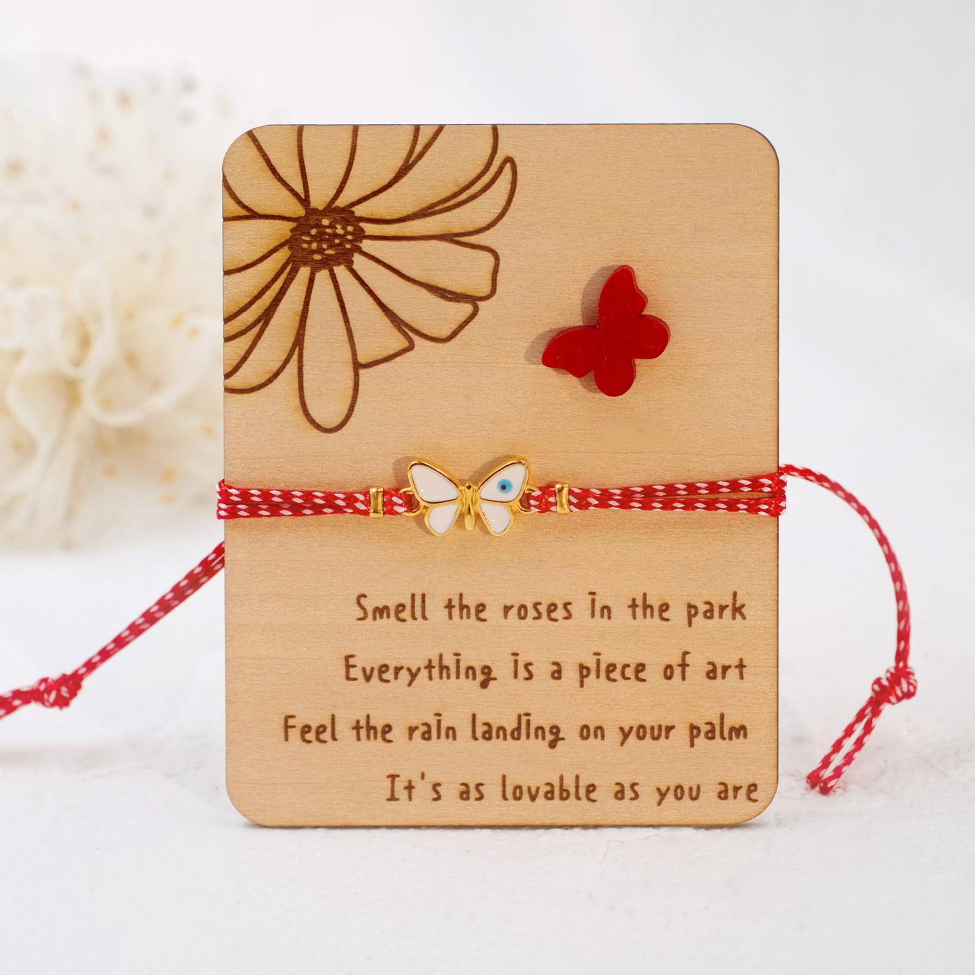 Evil Eye Buttefly Martaki Bracelet for Women — Bracelets from Toolittle — additional view 4
