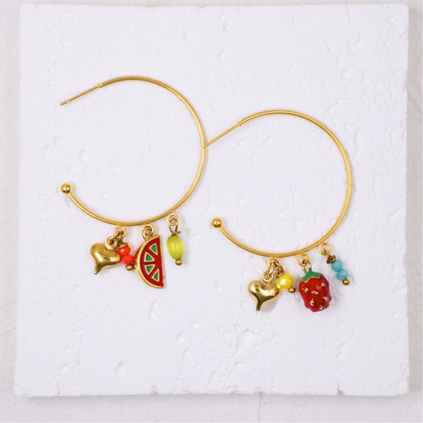 Fruit Collection Inox Earrings — Earrings from Toolittle — additional view 5
