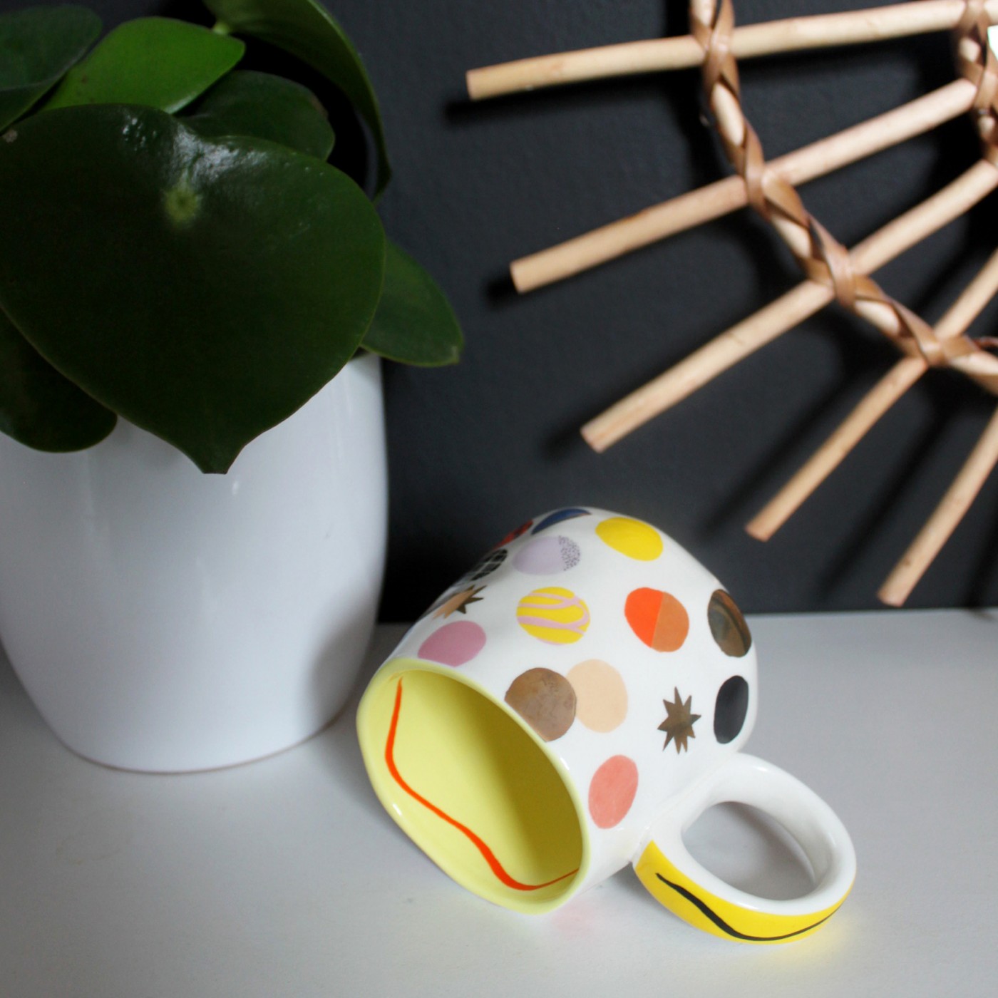 "I Work Hard" Dog Cup — Ceramics & pottery from Toolittle — additional view 4