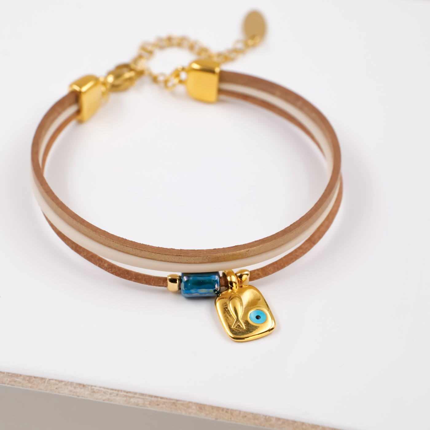 Leather & Cord Women's Bracelet