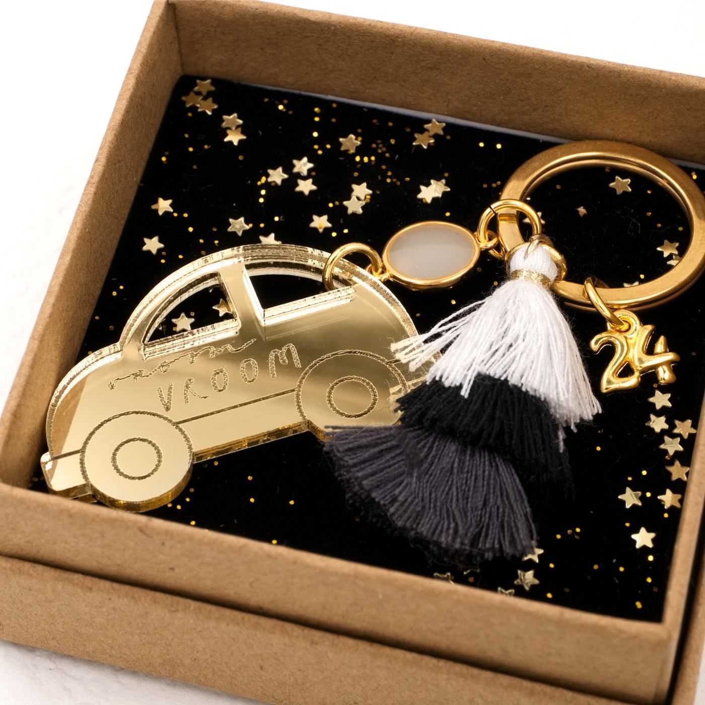 2026 Lucky Car Keychain in a Box for Women — Pendants & charms from Toolittle — additional view 2