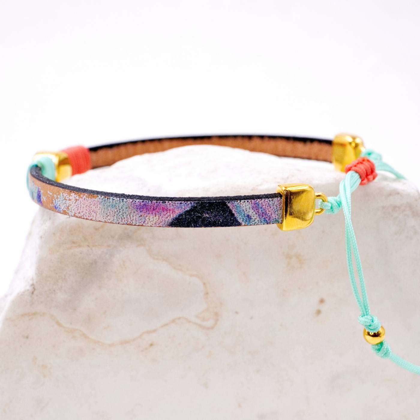 Evil Eye Leather Bracelet — Bracelets from Toolittle — additional view 4