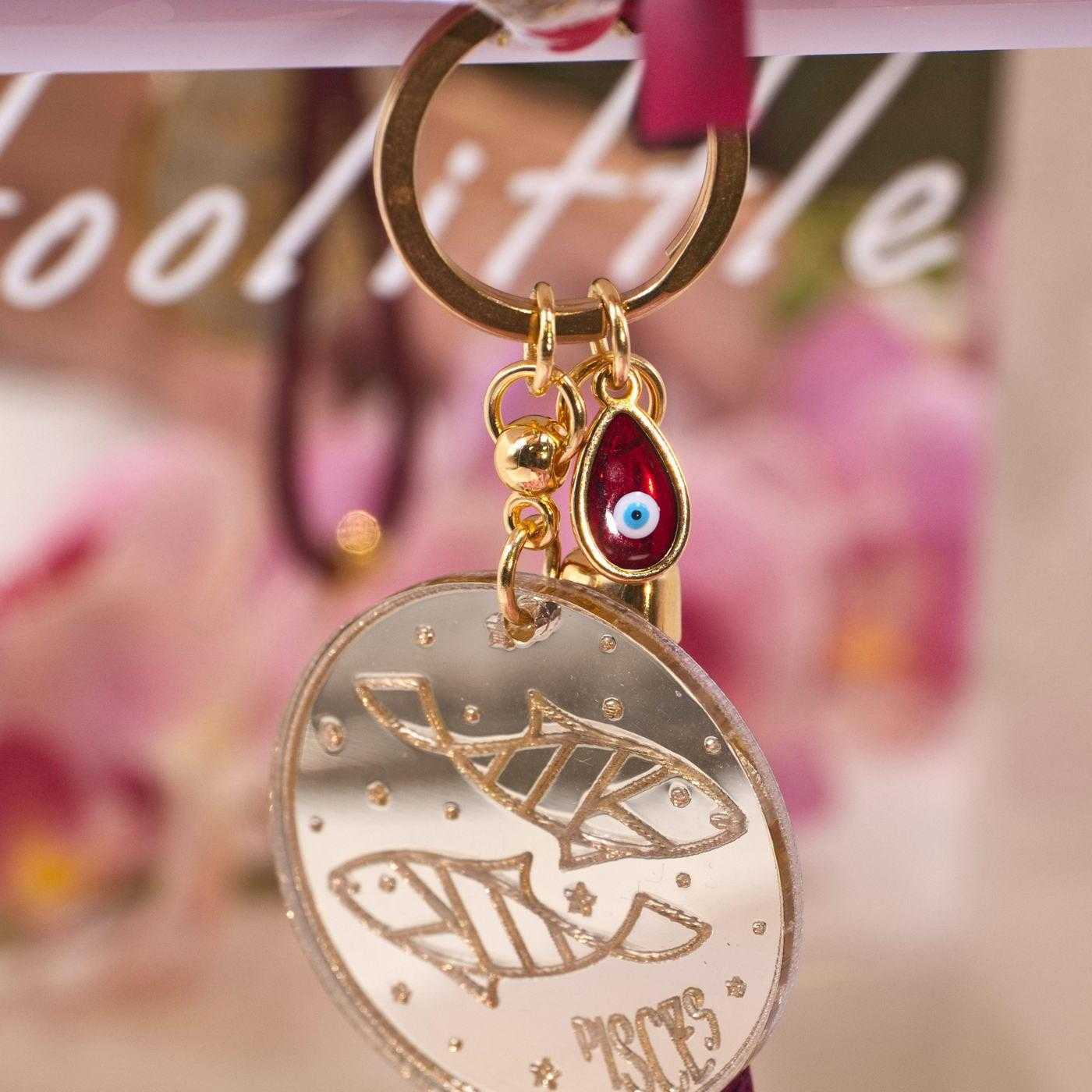 Pisces Sign Keychain — Pendants & charms from Toolittle — additional view 3