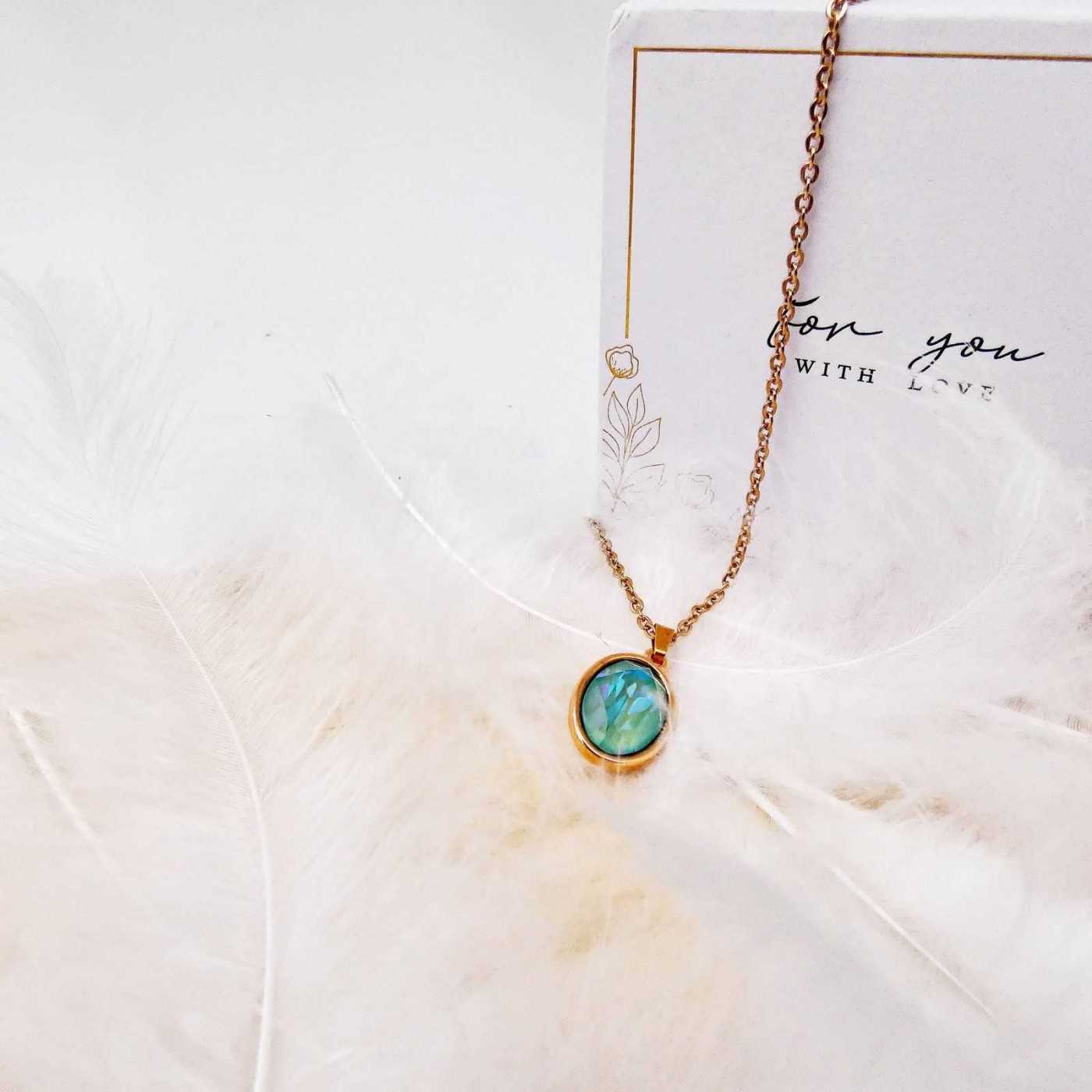 Swarovski Crystal Steel Necklace — Necklaces from Toolittle — additional view 6