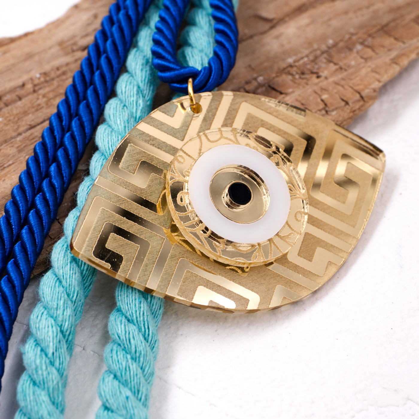 Aegean Collection Lucky Charm with Evil Eye — Pendants & charms from Toolittle — additional view 2