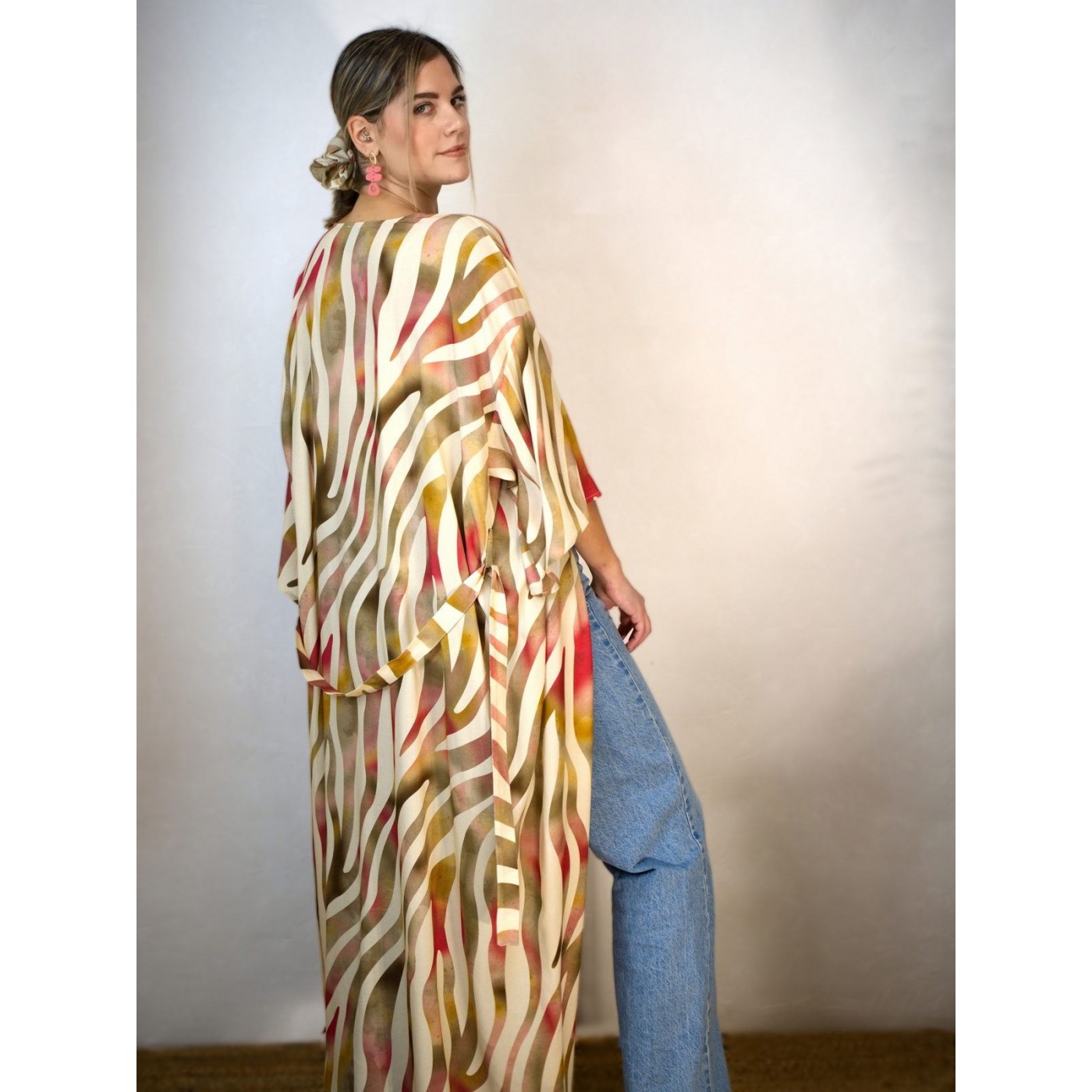 KOKKOSAMMOU Maxi caftan - kimono Paros — Dresses from Toolittle — additional view 5