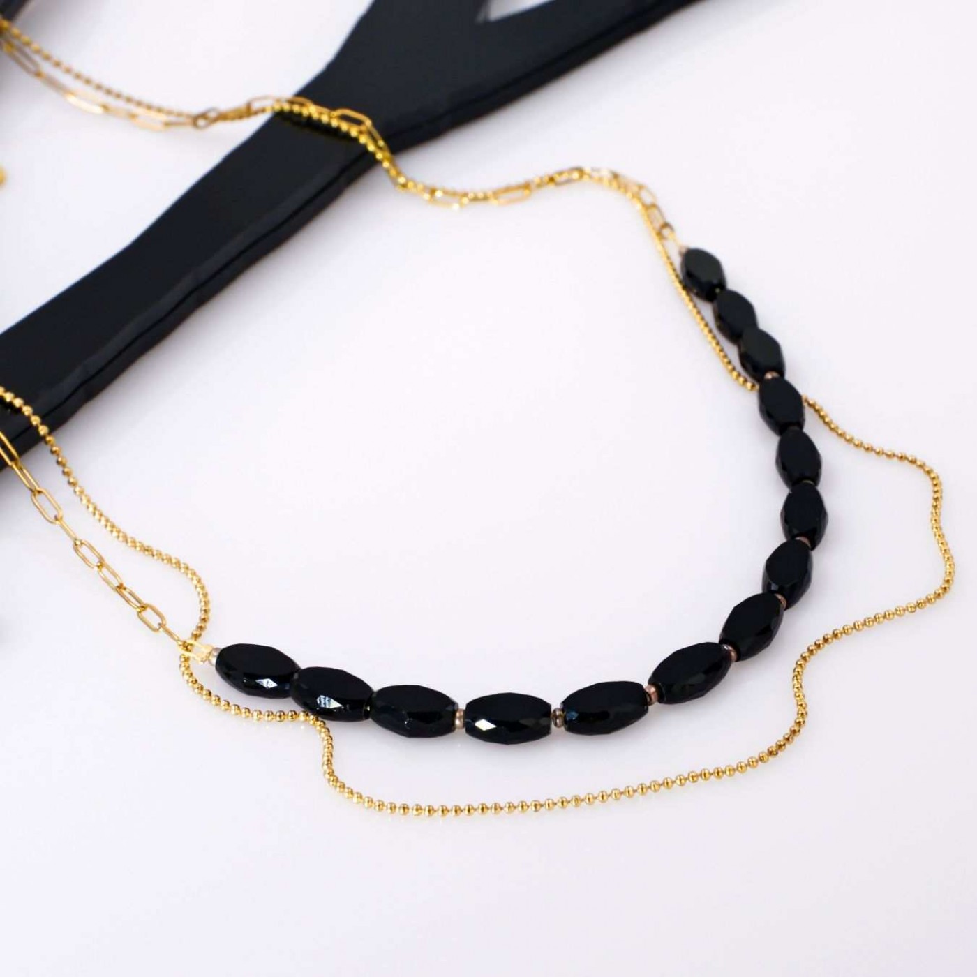 Crystal Jewelry: Handmade Layered Necklace — Necklaces from Toolittle — additional view 3