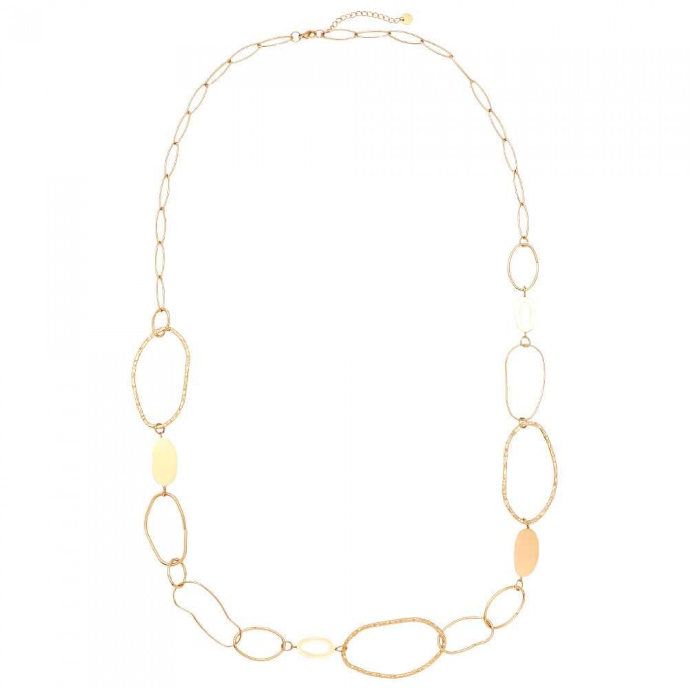 Long Necklace - Stainless Steel Oval Chain — Necklaces from Toolittle — additional view 3