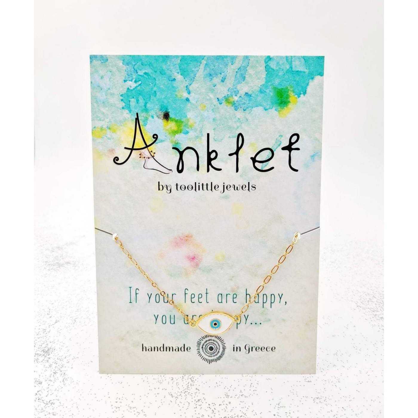 Enamel Eye Anklet — Anklets from Toolittle — additional view 4