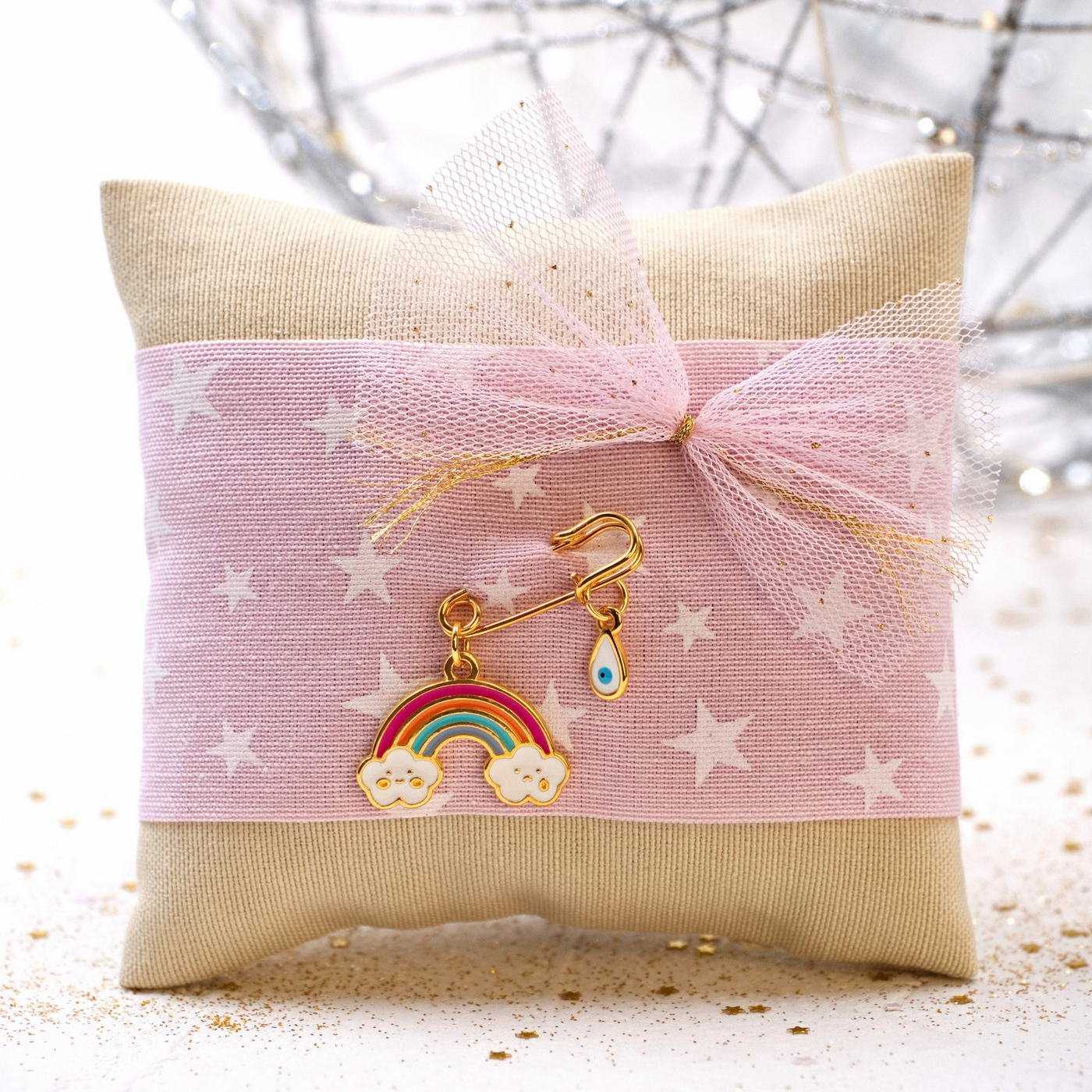 Rainbow Lucky Cushion for Newborn in a Box — Pendants & charms from Toolittle — additional view 2