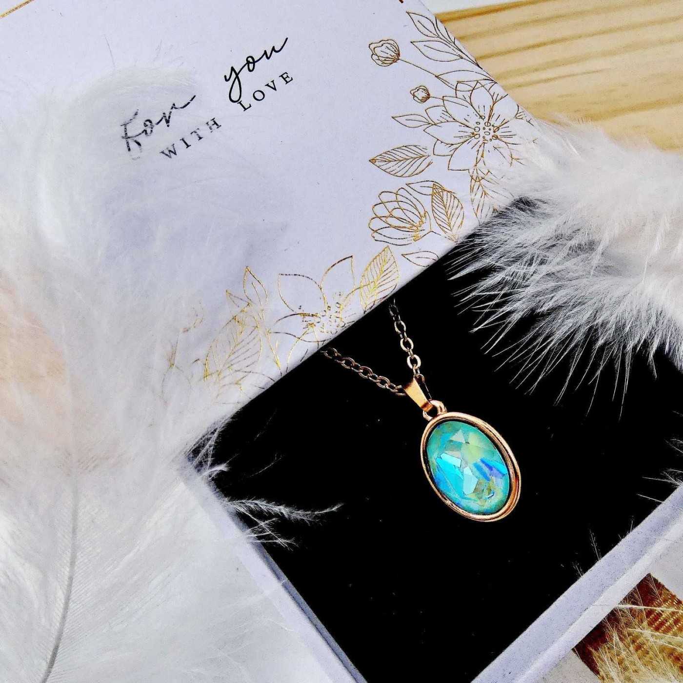 Swarovski Crystal Steel Necklace — Necklaces from Toolittle — additional view 4