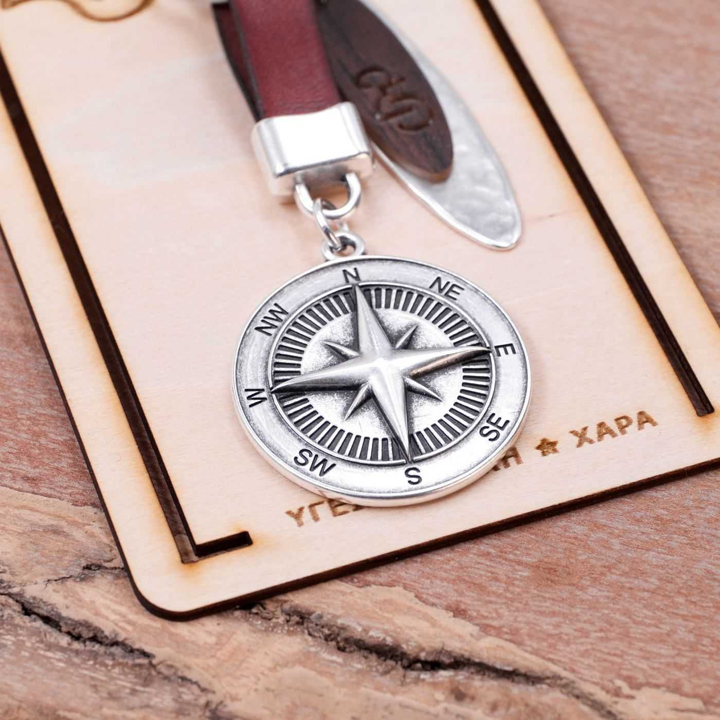 2026 Compass Men's Lucky Keychain — Pendants & charms from Toolittle — additional view 2