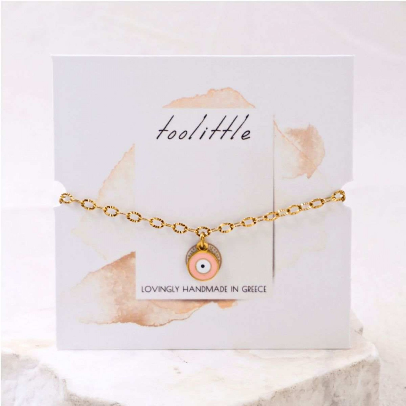 Stainless Steel Jewelry: Gold-plated Bracelet with Evil Eye — Bracelets from Toolittle — additional view 3