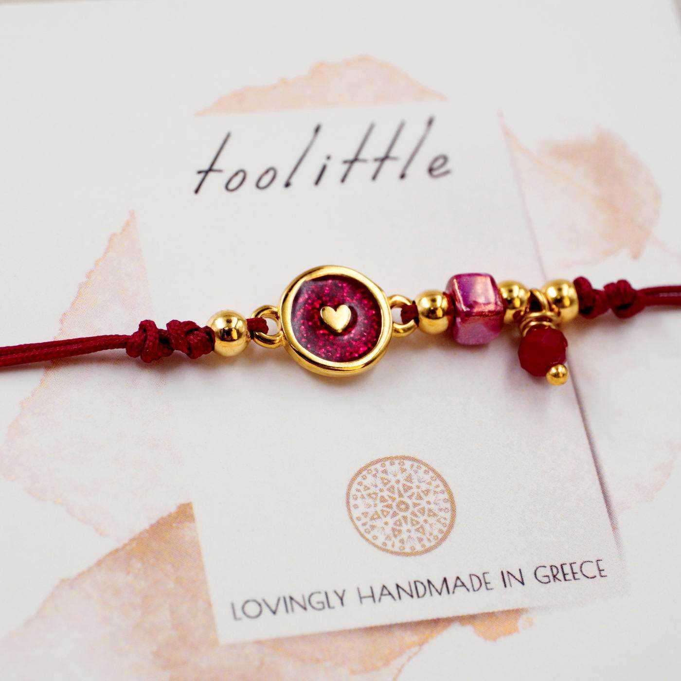 Red Cord Makrame Bracelet — Bracelets from Toolittle — additional view 2