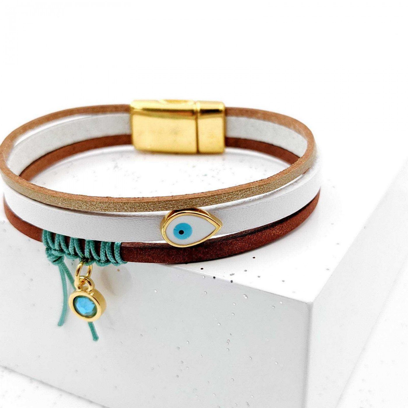 Summer Sand Leather bracelet — Bracelets from Toolittle — additional view 2