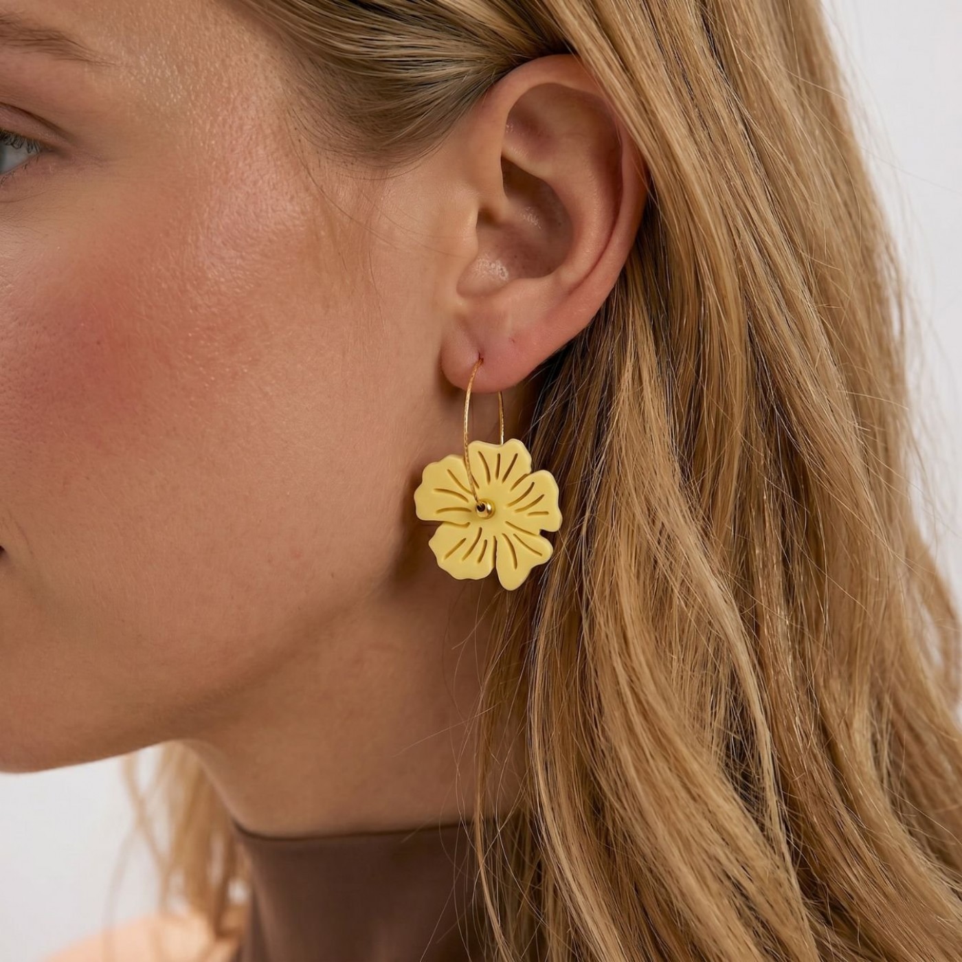 Nature Collection Earrings | Butter Yellow