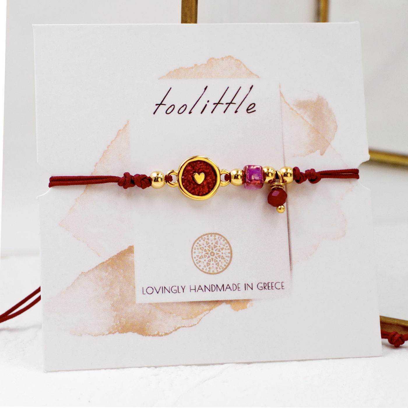 Red Cord Makrame Bracelet — Bracelets from Toolittle — additional view 4