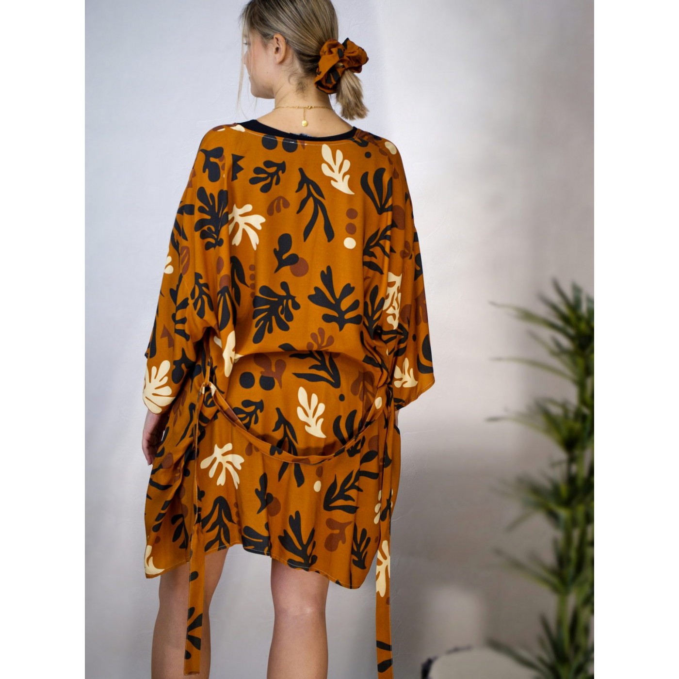 KOKKOSAMMOU Short caftan-kimono Africa — Dresses from Toolittle — additional view 4