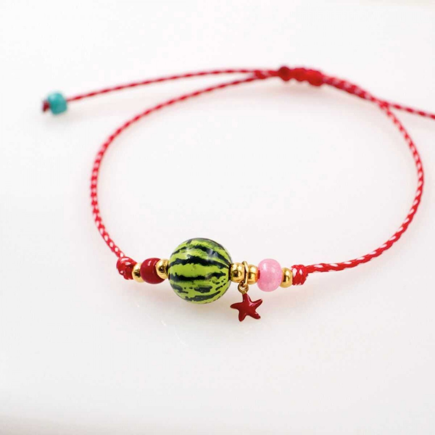 Martaki Bracelet | Fruit Collection: Watermelon — Bracelets from Toolittle — additional view 2