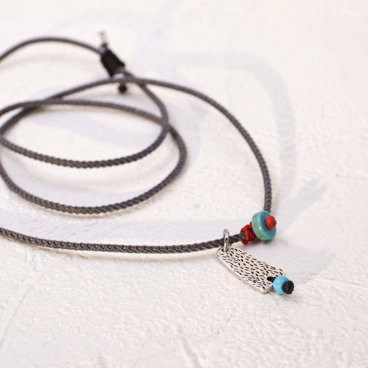 Organic Pendant Unisex Necklace — Necklaces from Toolittle — additional view 2