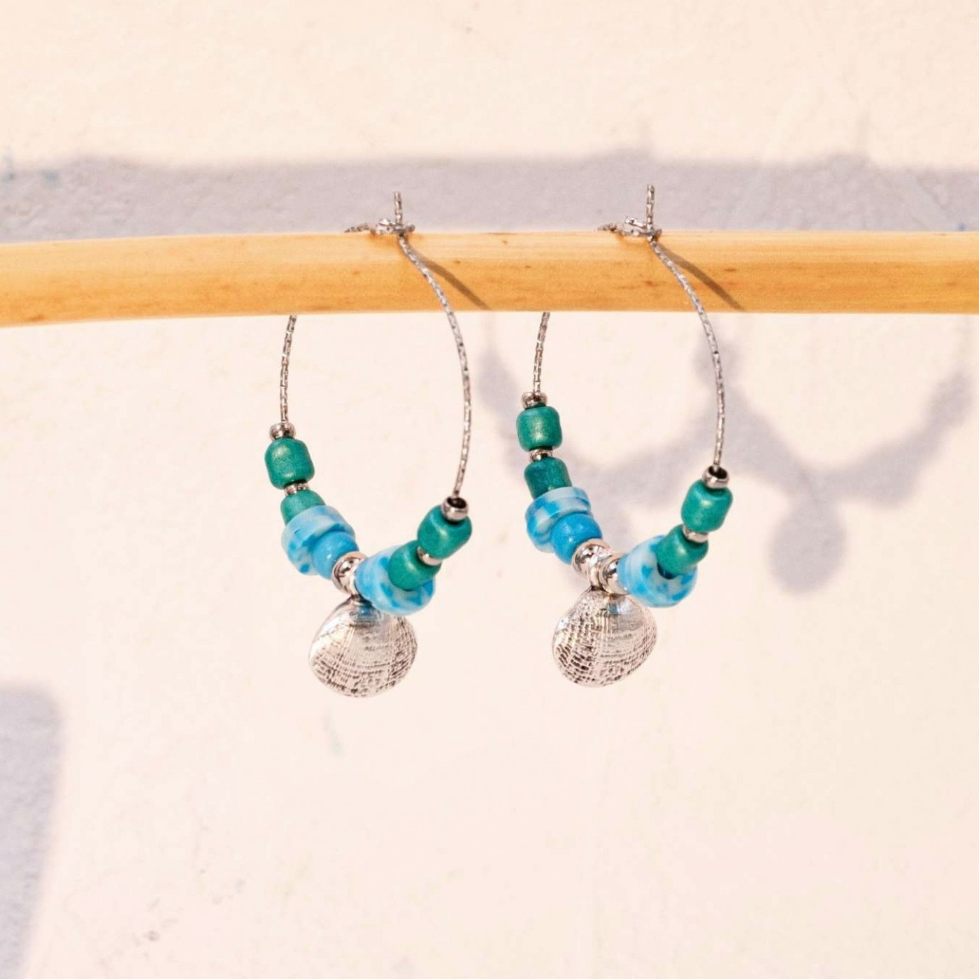 Summer Hoop Earrings — Earrings from Toolittle — additional view 2