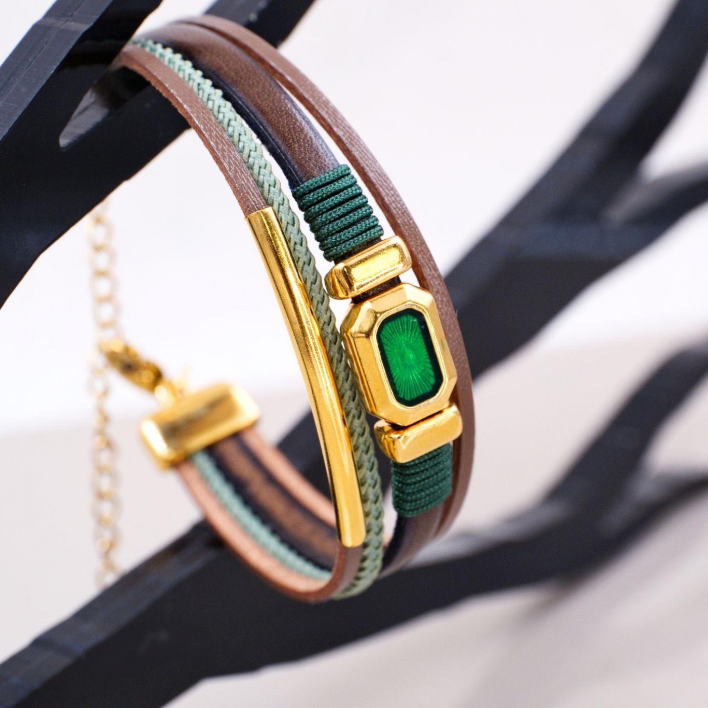 Women's Leather Bracelet — Bracelets from Toolittle — additional view 2