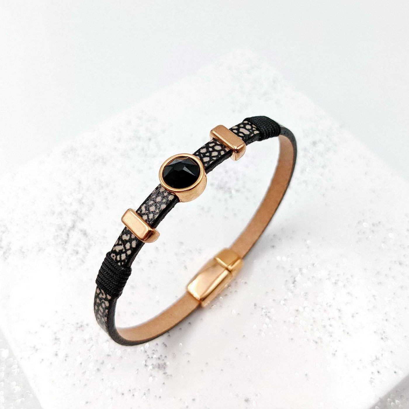 Peaky Leather bracelet — Bracelets from Toolittle — additional view 3