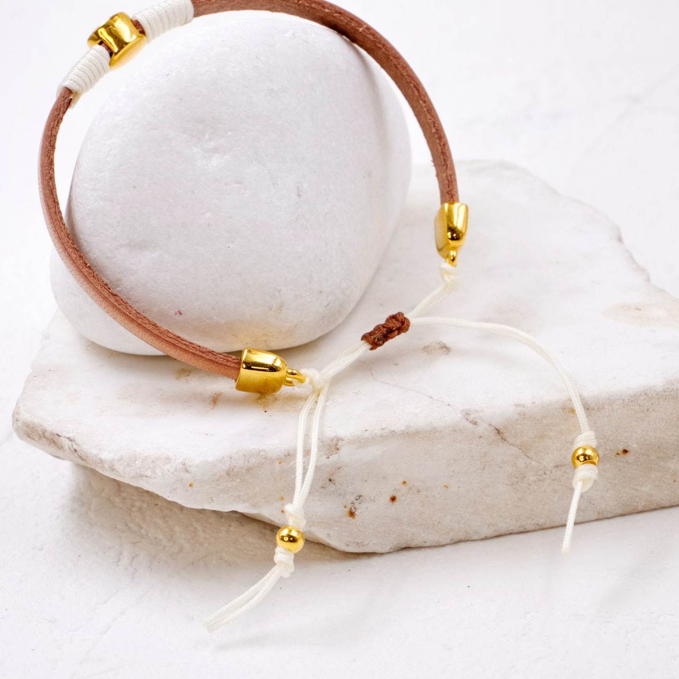 Evil Eye Leather Bracelet — Bracelets from Toolittle — additional view 2