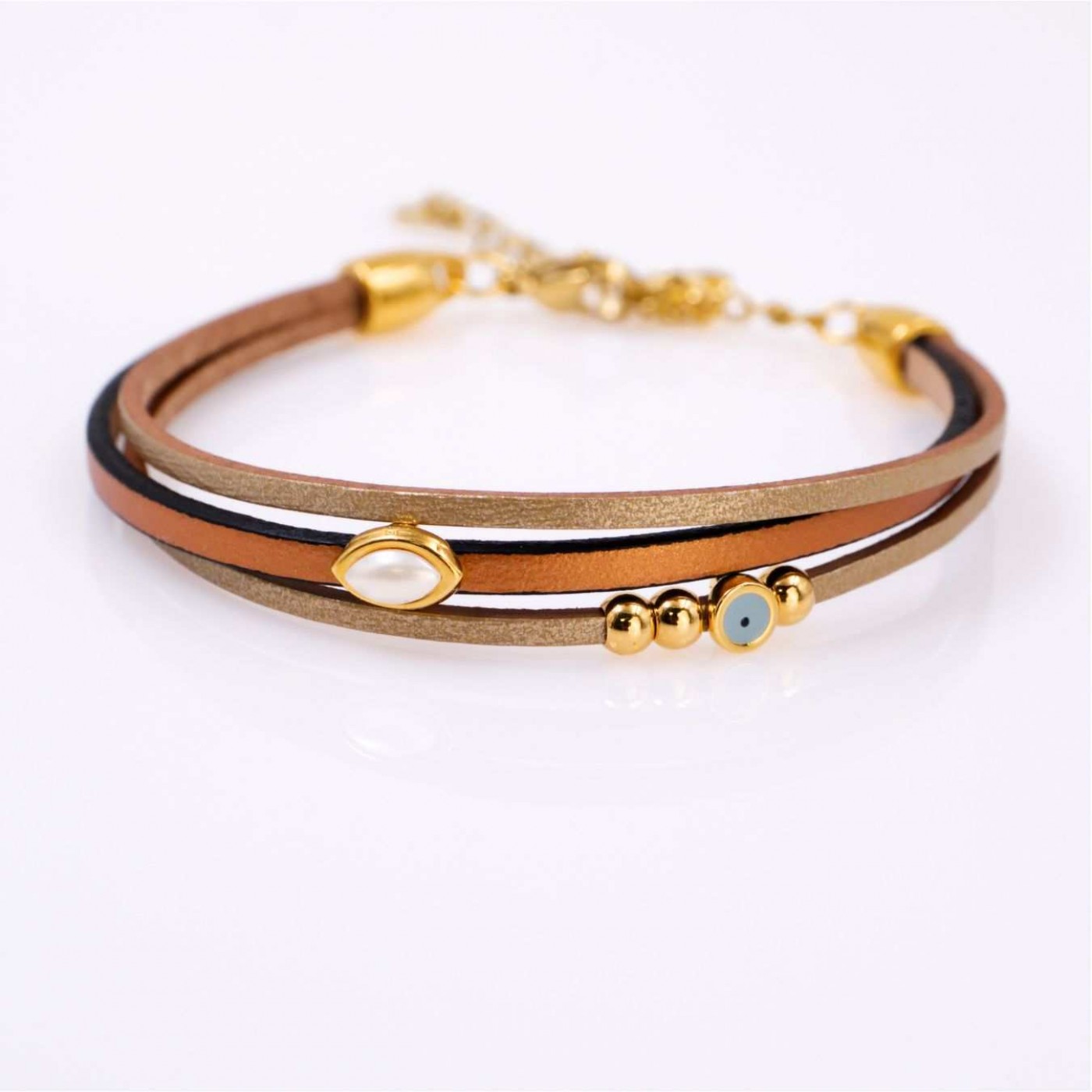 Lucky Bracelet 2026 – Enamelled Evil Eye and Pearl — Pendants & charms from Toolittle — additional view 2