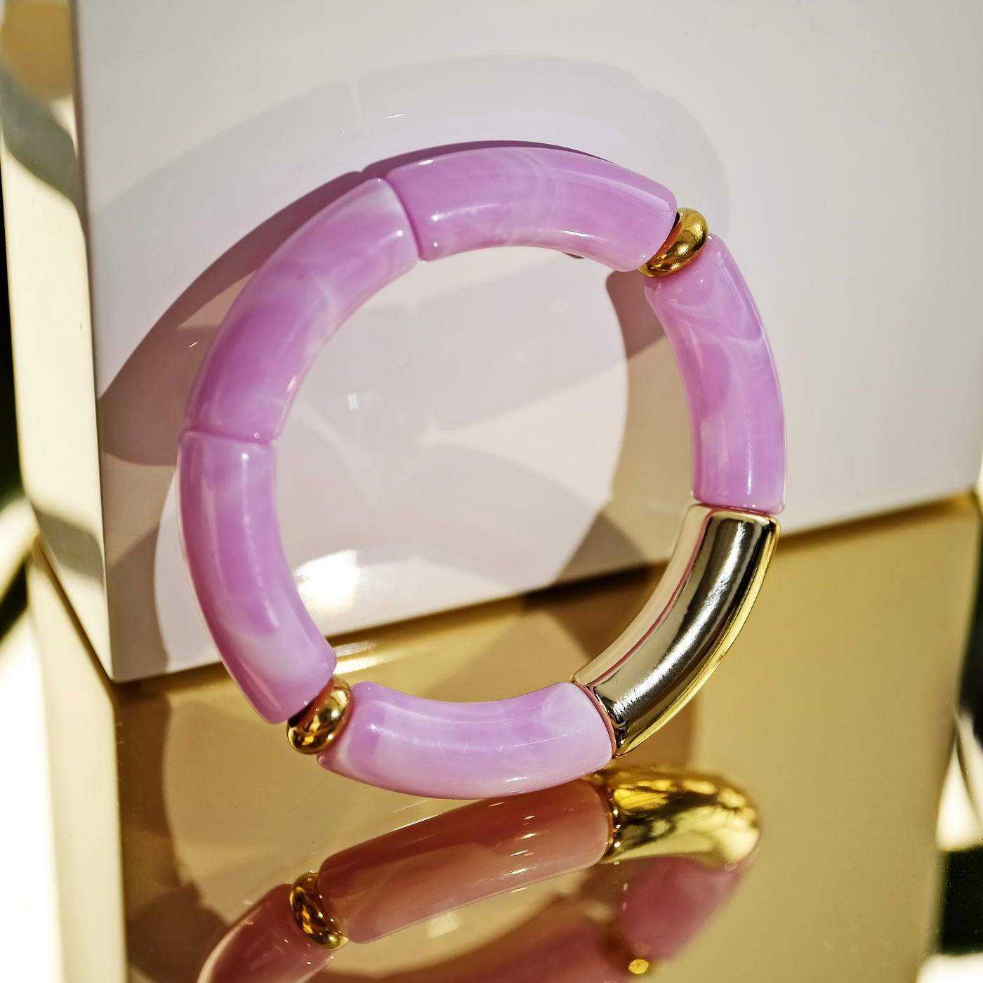 Resin Beauty elastic bracelet — Bracelets from Toolittle — additional view 2