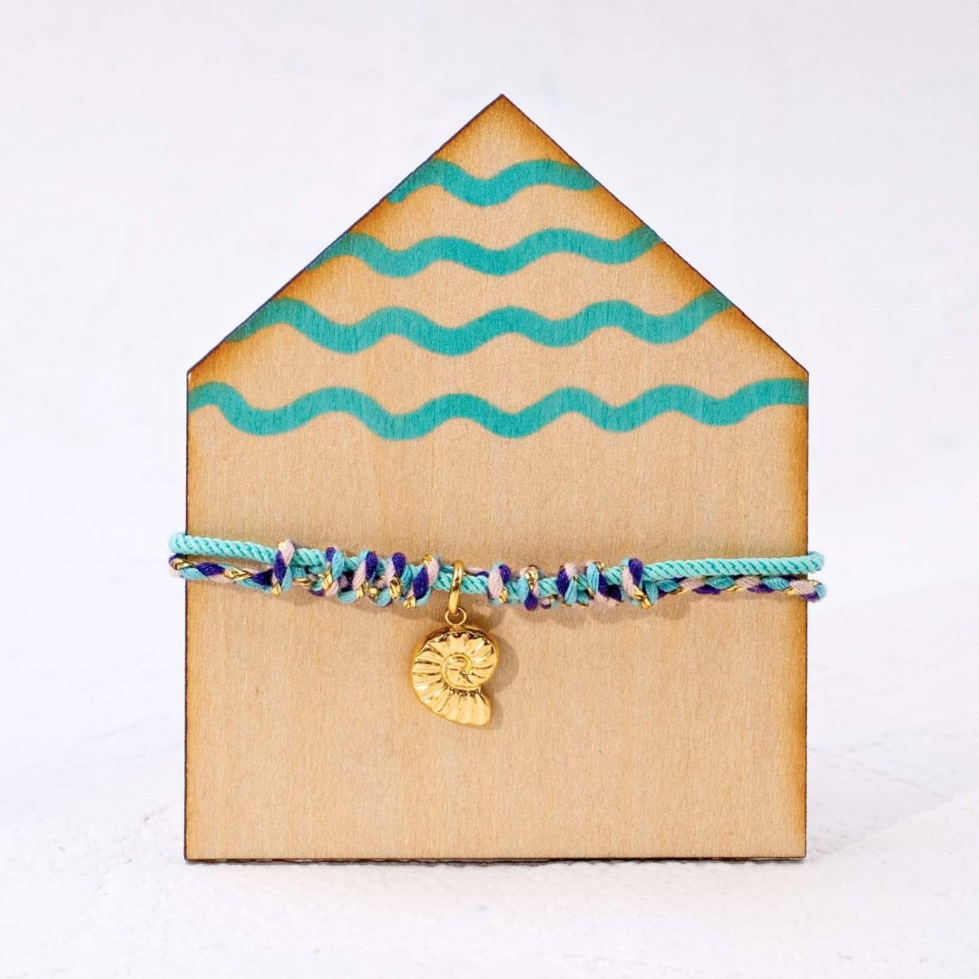 Sea Shell Macrame Bracelet — Bracelets from Toolittle — additional view 2