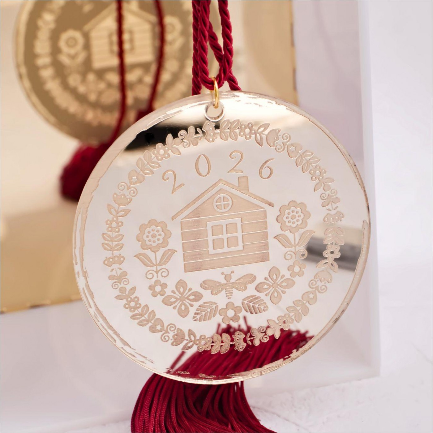 Silver Lucky Charm - 2026 House in a Gift Box — Pendants & charms from Toolittle — additional view 2