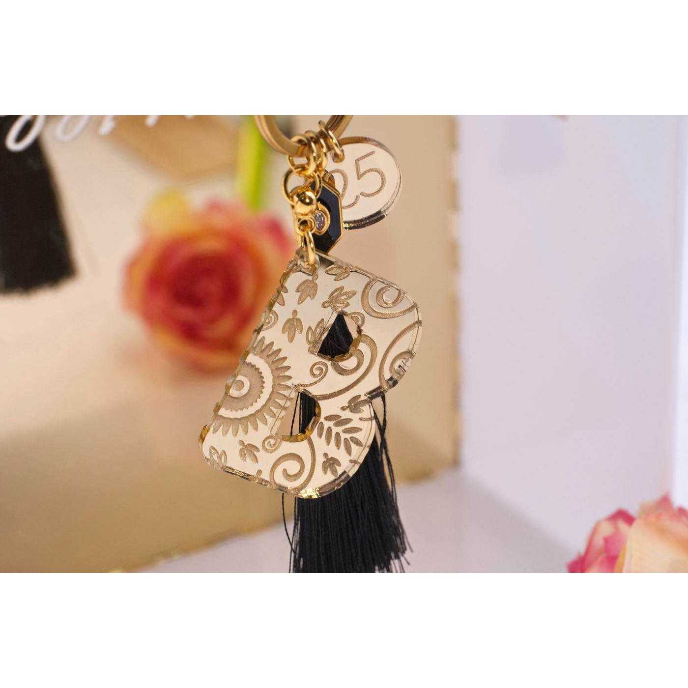 Lucky Keychain with Initial Letter — Pendants & charms from Toolittle — additional view 3